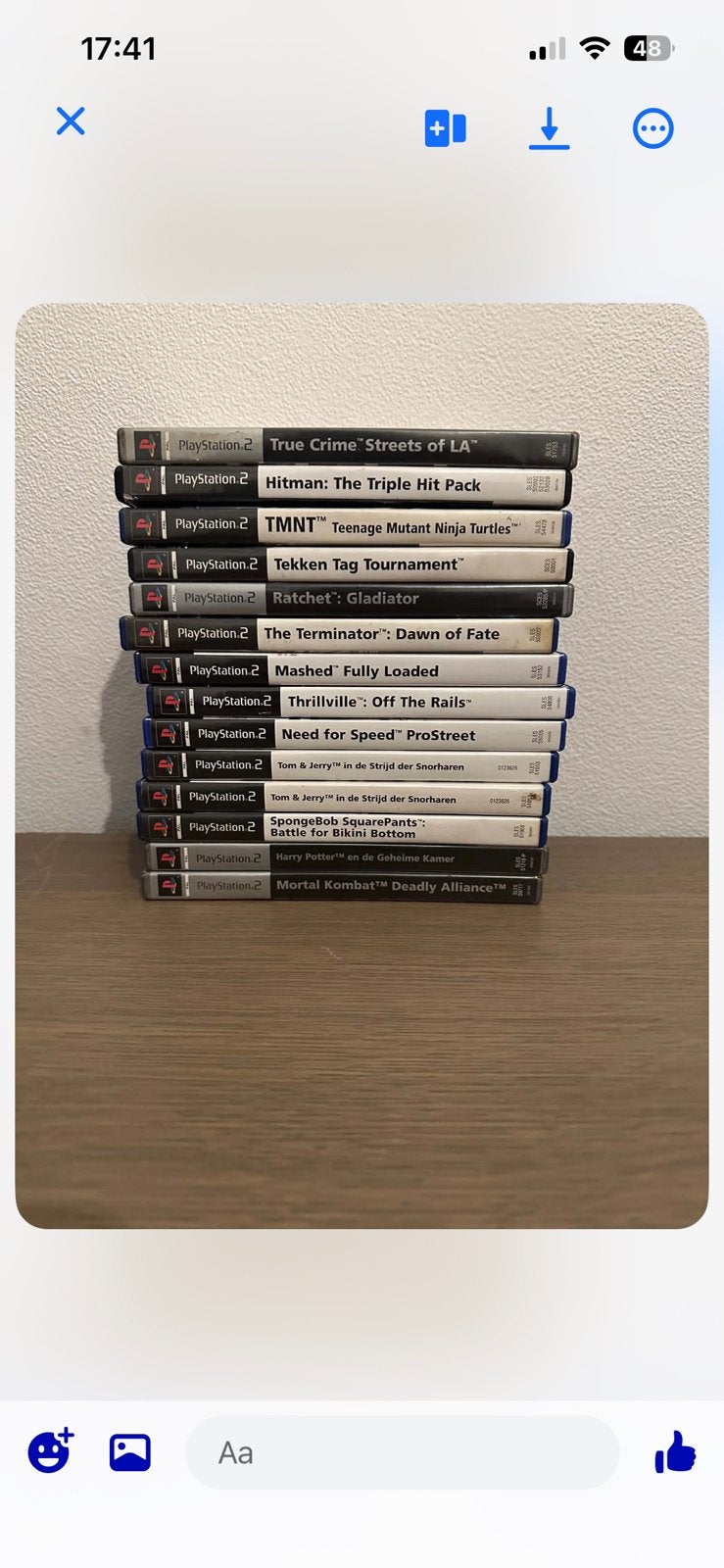 Jeux PlayStation 2, Enlèvement, Comme neuf