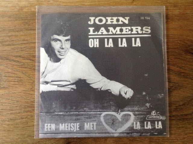 single john lamers, Cd's en Dvd's, Vinyl Singles, Nederlandstalig, Beschermende buitenhoes, Fotohoes, Originele persing, 7 inch
