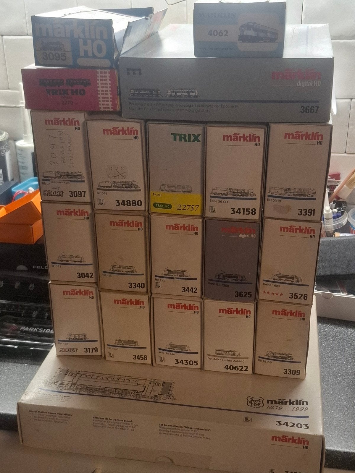 boîtes de blocs marketing vides, Enlèvement ou Envoi, Utilisé, Courant continu ou Courant alternatif, Märklin
