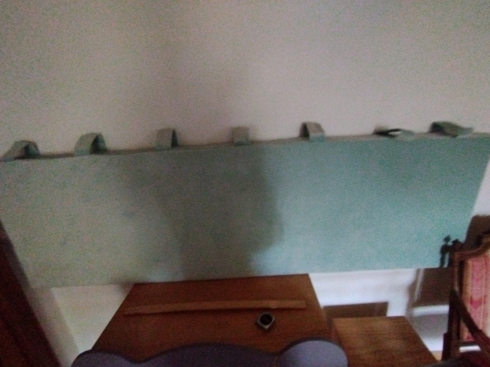 matelas en mousse avec housse turquoise gratuit, Enlèvement
