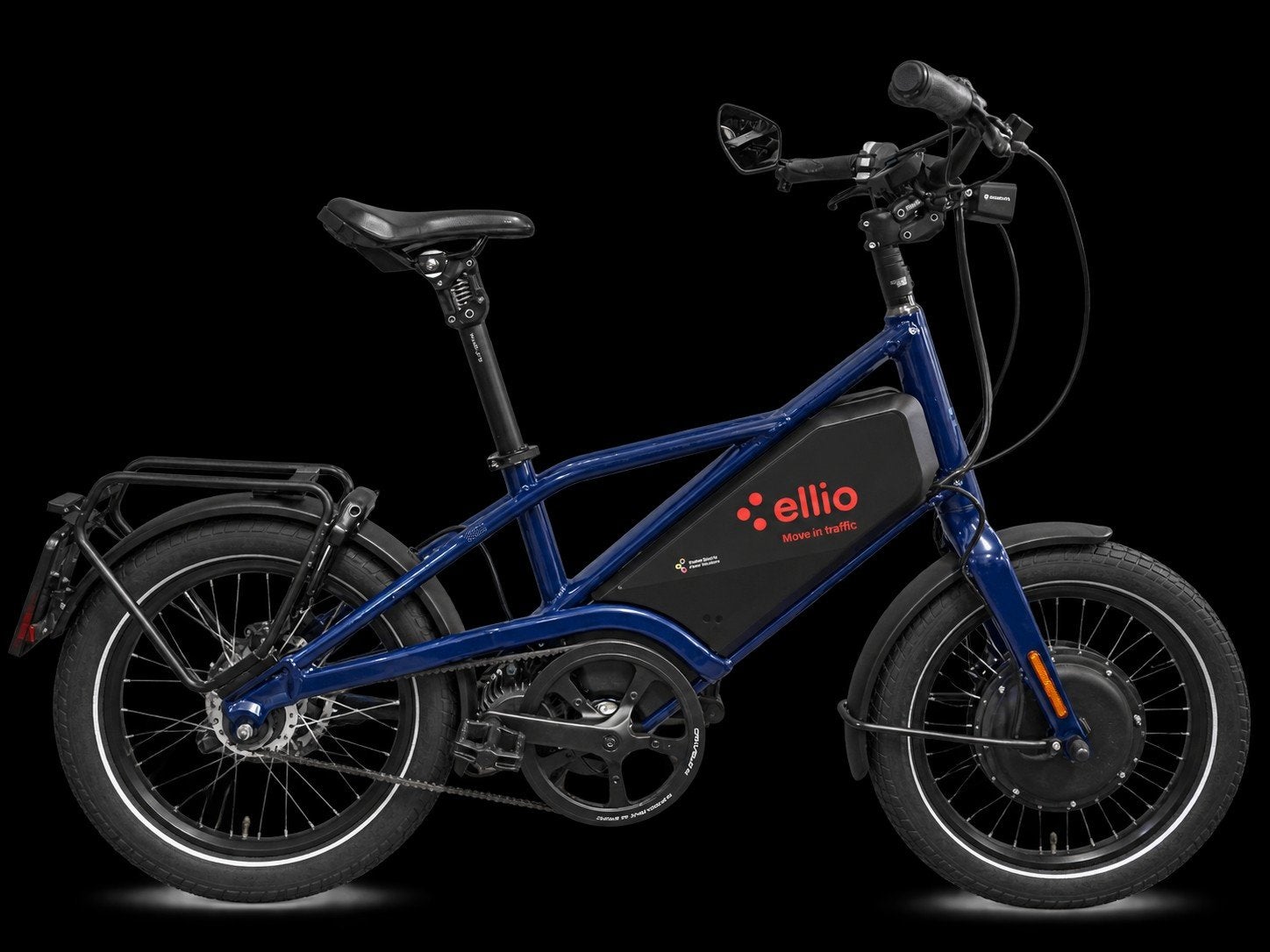 ellio original  blauw, Enlèvement, Utilisé, 50 km par batterie ou plus, Autres marques