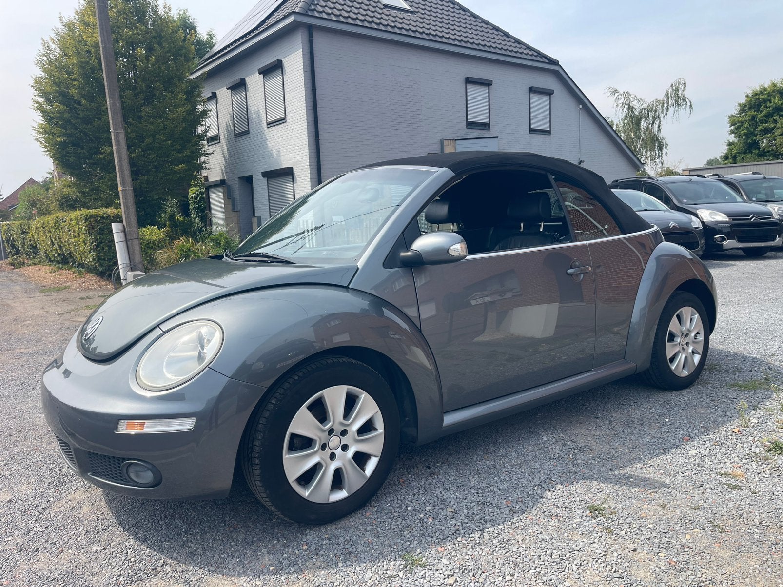 Volkswagen New Beetle Cabriolet 1.9 TDi,Climatisation,Cuir,., Cuir, Argent ou Gris, Achat, Cabriolet