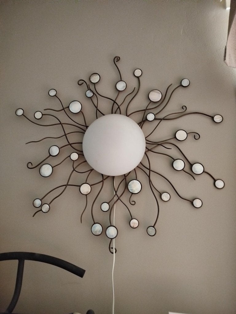 plafond/muurlamp, Huis en Inrichting, Ophalen, Zo goed als nieuw, Inclusief lichtbron, Overige kleuren