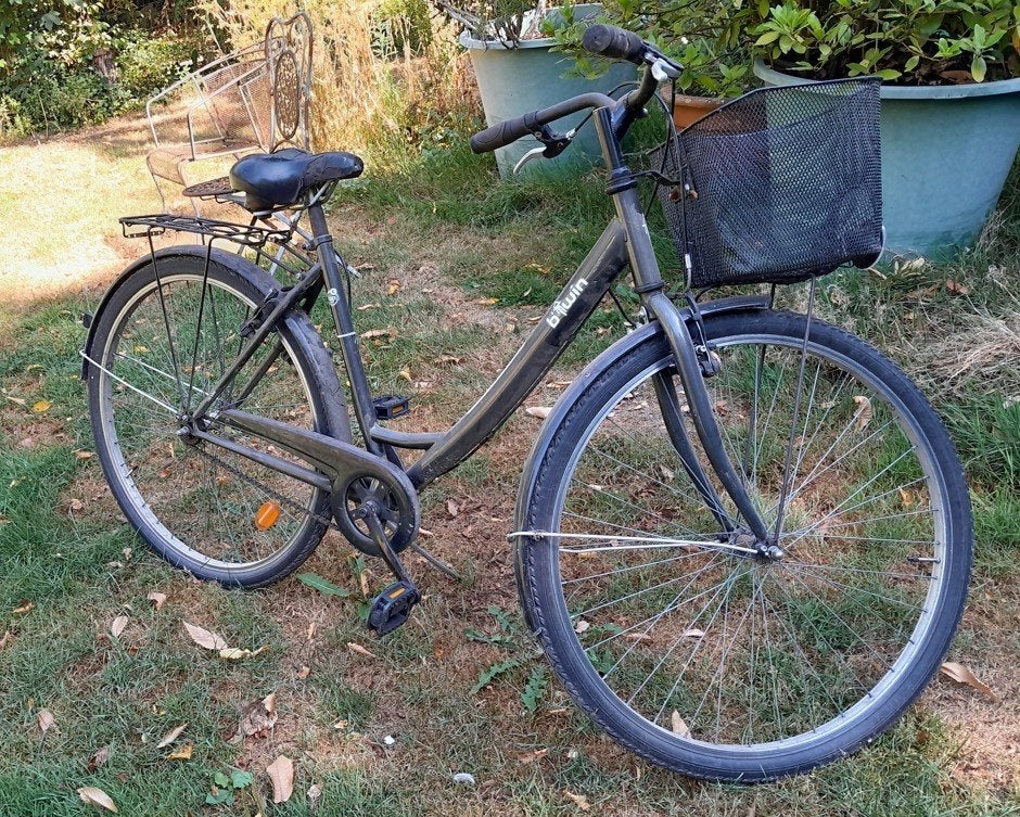 Eenvoudige dames stadsfiets, Fietsen en Brommers, Ophalen, Gebruikt, Overige merken