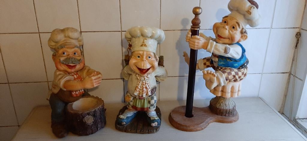 laven efteling set van drie keukenlaven, Enlèvement ou Envoi, Neuf, Statue ou Poupée