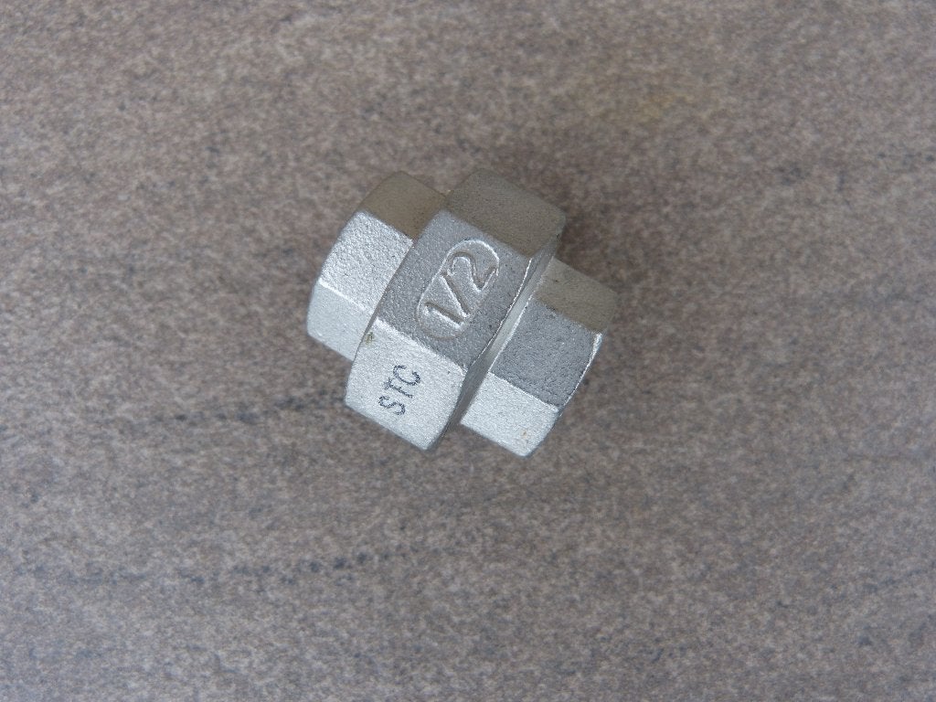 raccord 1/2 en acier inoxydable, Bricolage & Construction, Enlèvement ou Envoi, Neuf, Inox