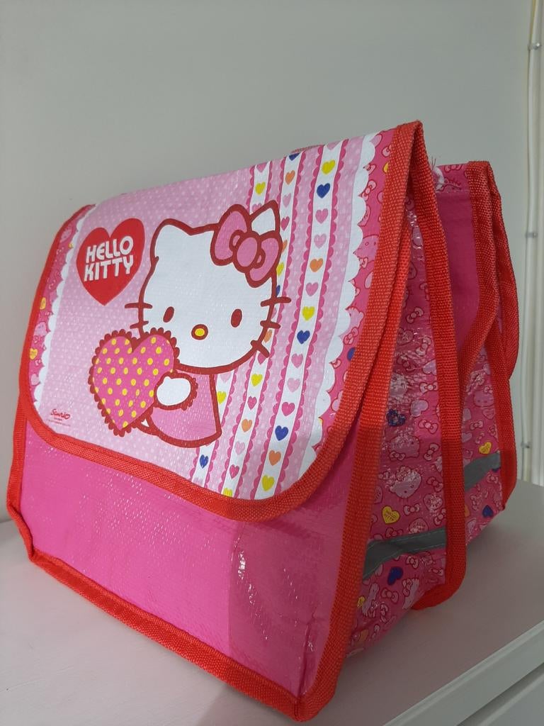 Leuk kinderfietstasje Hello Kitty, Fietsen en Brommers, Ophalen of Verzenden, Zo goed als nieuw, Hello Kitty