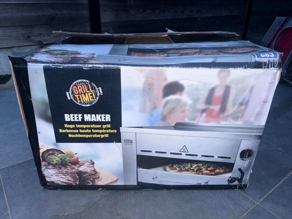Grill time beef maker / bbq, Tuin en Terras, Ophalen, Nieuw