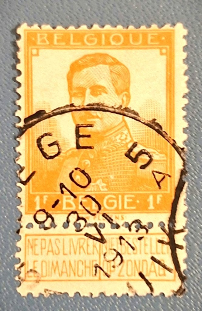 Timbre Belgium OBP 116, Enlèvement ou Envoi, Affranchi, Timbre-poste, Maison royale