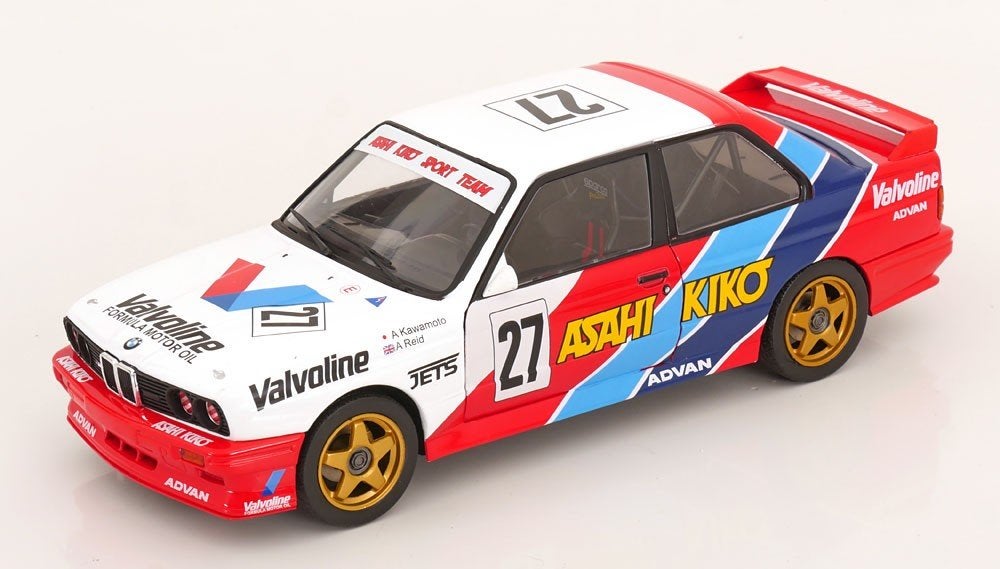 BMW M3 E30 Nr. 27 - JTCC 1986 - Échelle 1/18 - PRIX : 49€, Enlèvement ou Envoi, Neuf, Voiture, Solido