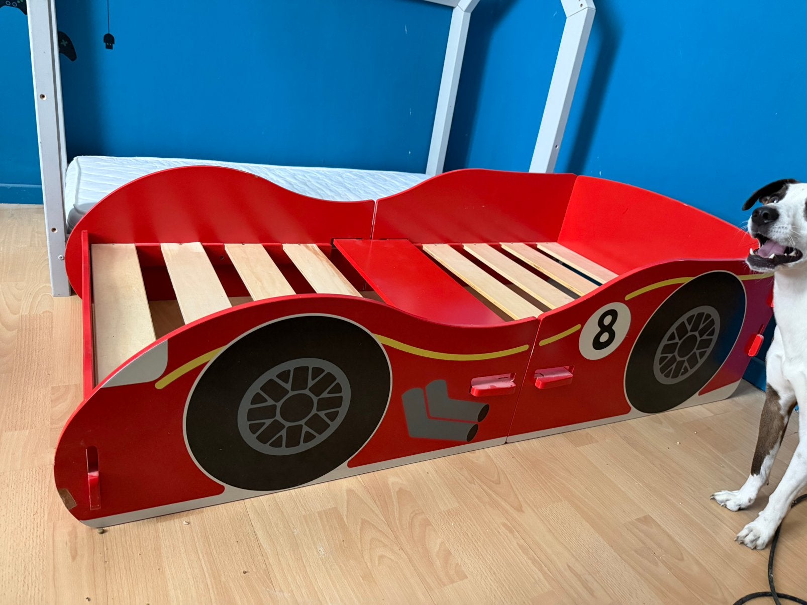 Lit enfant voiture, Enlèvement, Comme neuf, Matelas
