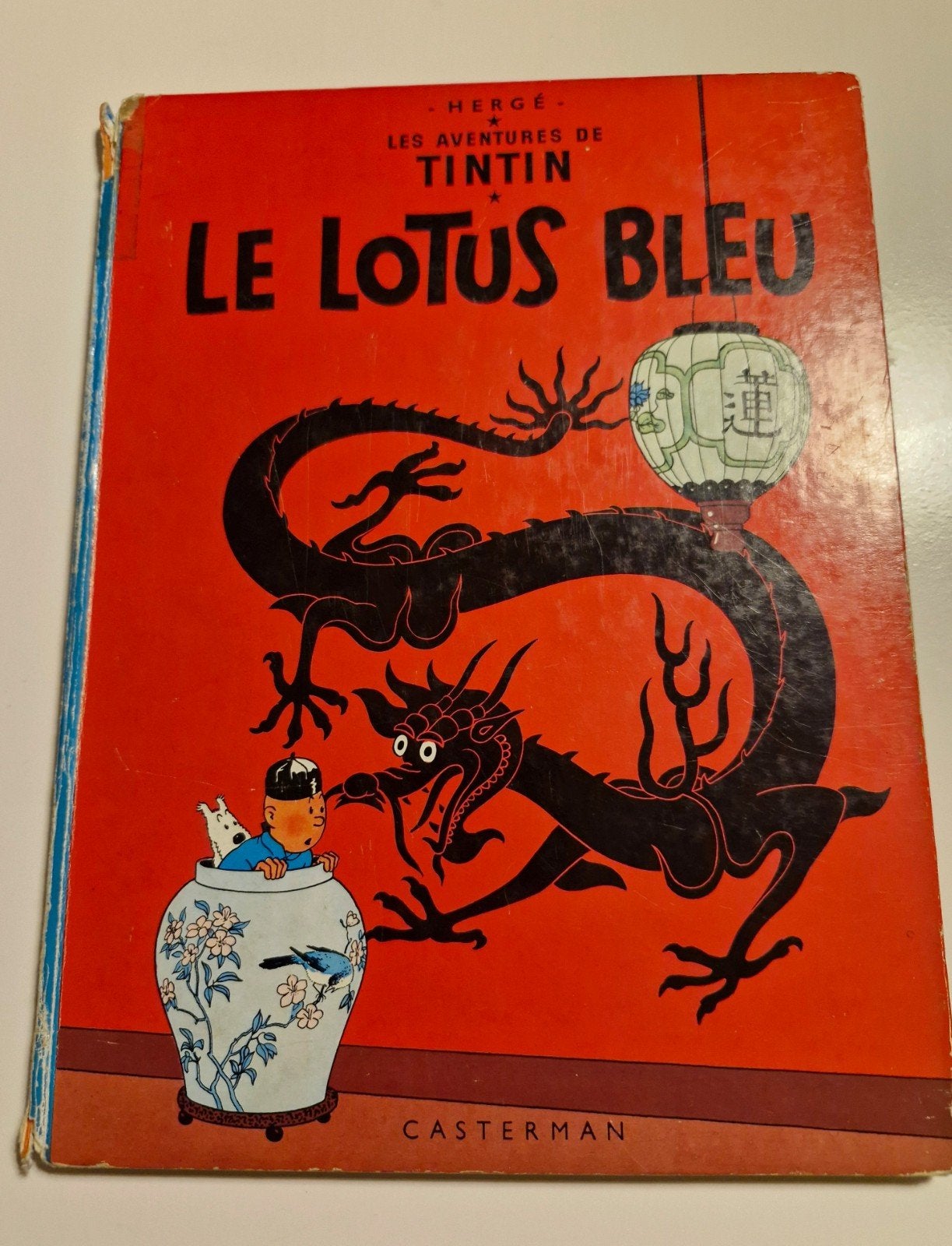 BD Tintin - Le Lotus Bleu - Casterman, Enlèvement ou Envoi