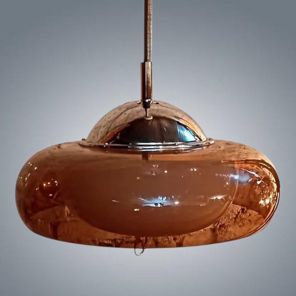Lustre suspension Vintage Space Age Euro Design 1960's, Maison & Meubles, Lampes | Suspensions, Enlèvement