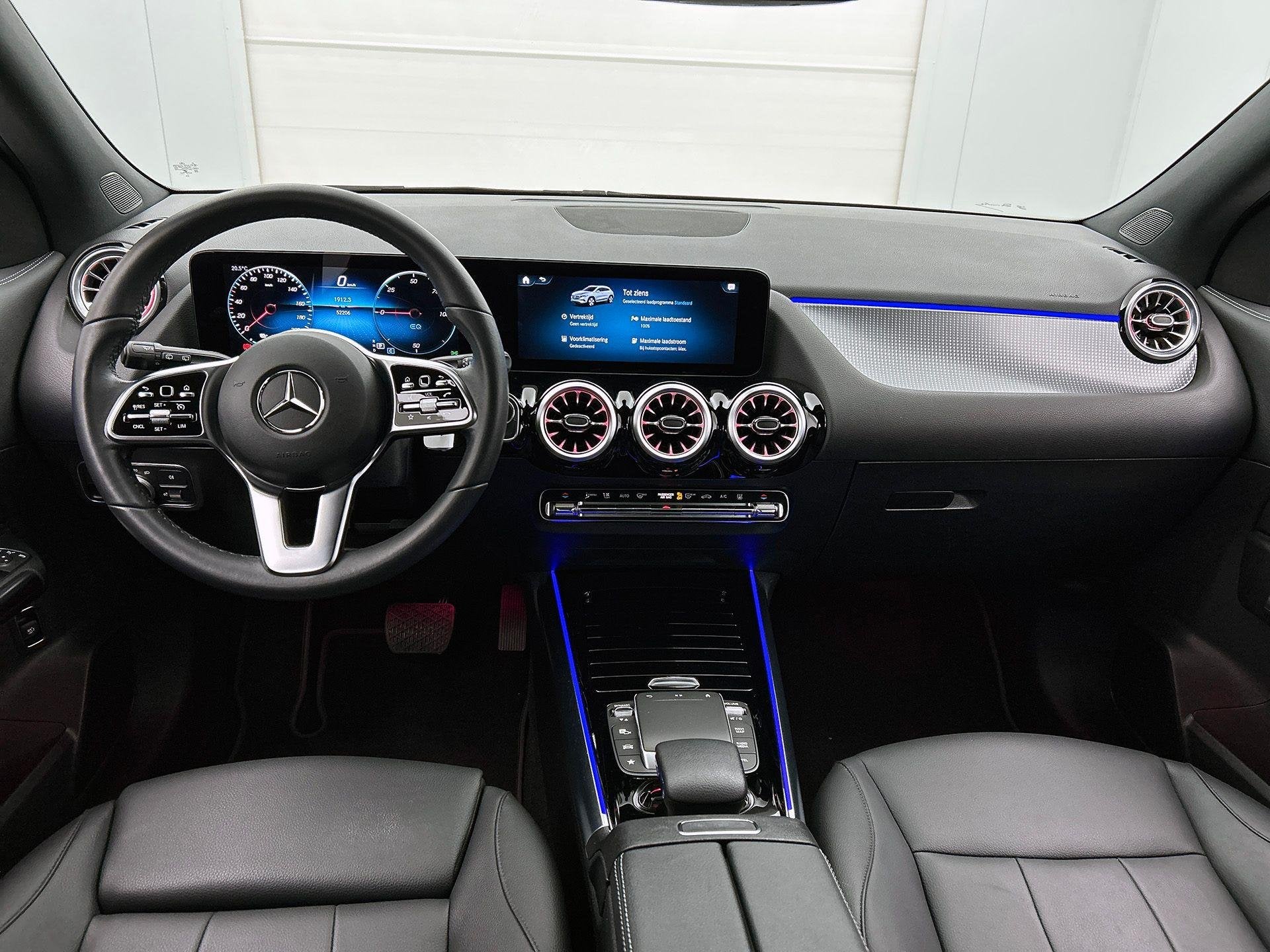 Mercedes-Benz EQA-klasse 250 Luxury Line | Dodehoekassistent, Auto's, Dealer onderhouden, Stof, Gebruikt, Zwart