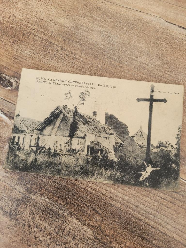 La grande guerre 1914-17 - En Belgique RAMSCAPELLE, Enlèvement ou Envoi