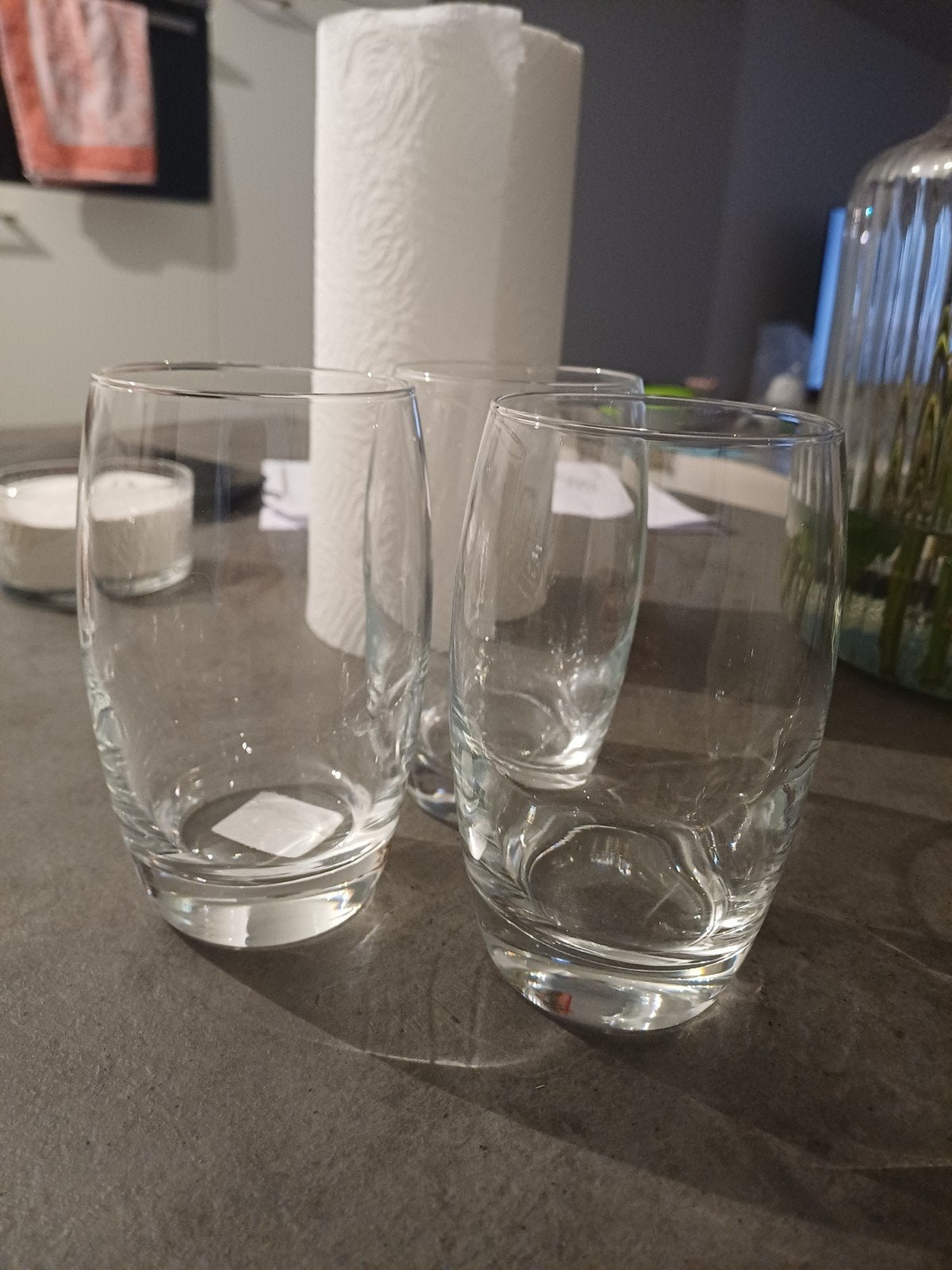 Glas 3x, Ophalen of Verzenden, Zo goed als nieuw, Waterglas