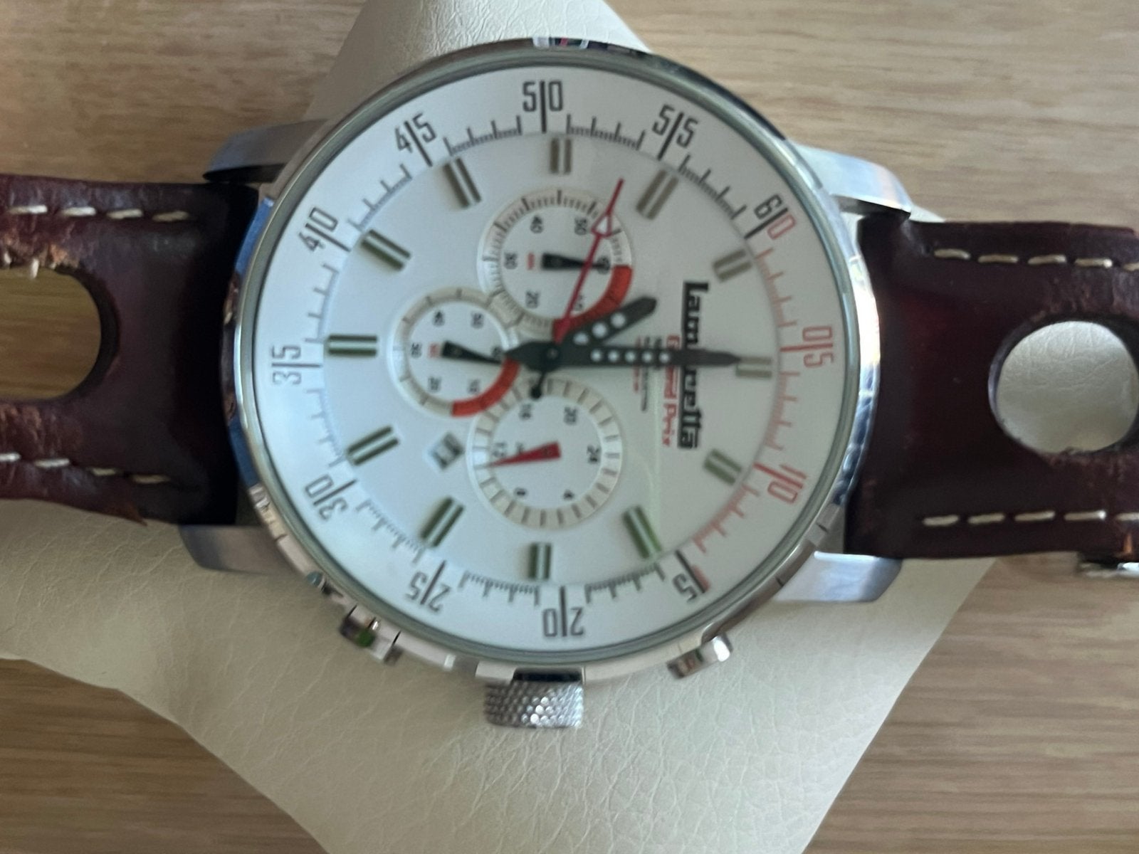 Très belle montre Lambreta, Montre-bracelet, Autres marques, Cuir, Comme neuf
