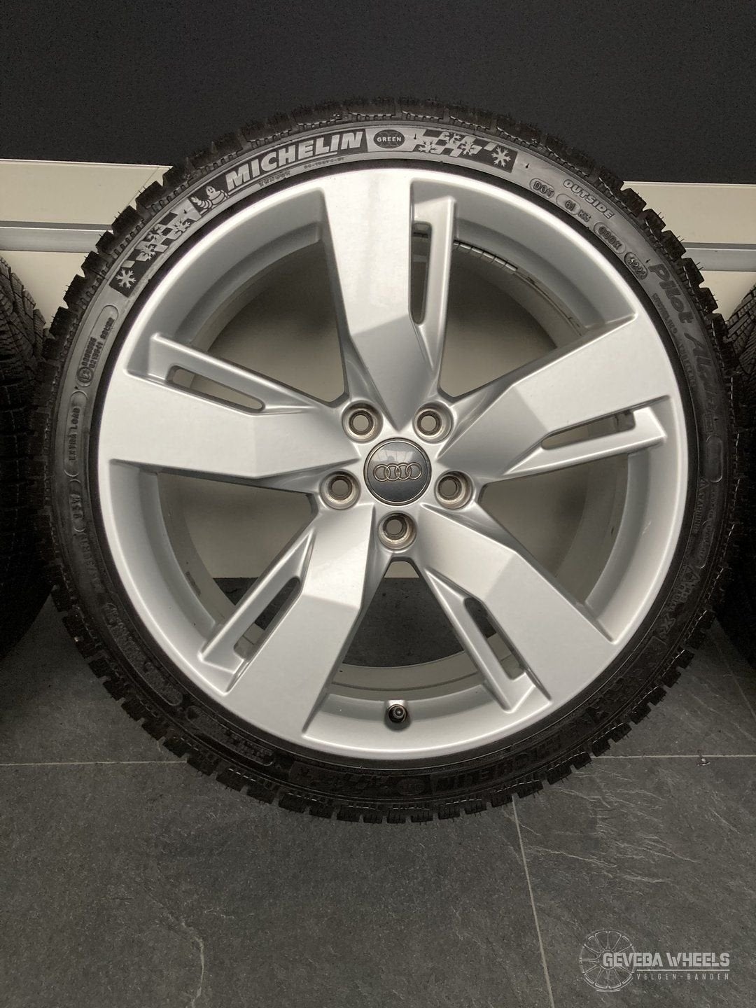 19” originele Audi A4 B8 B9 velgen + winterbanden 5x112, Pneus et Jantes, Véhicule de tourisme, -, 19 pouces