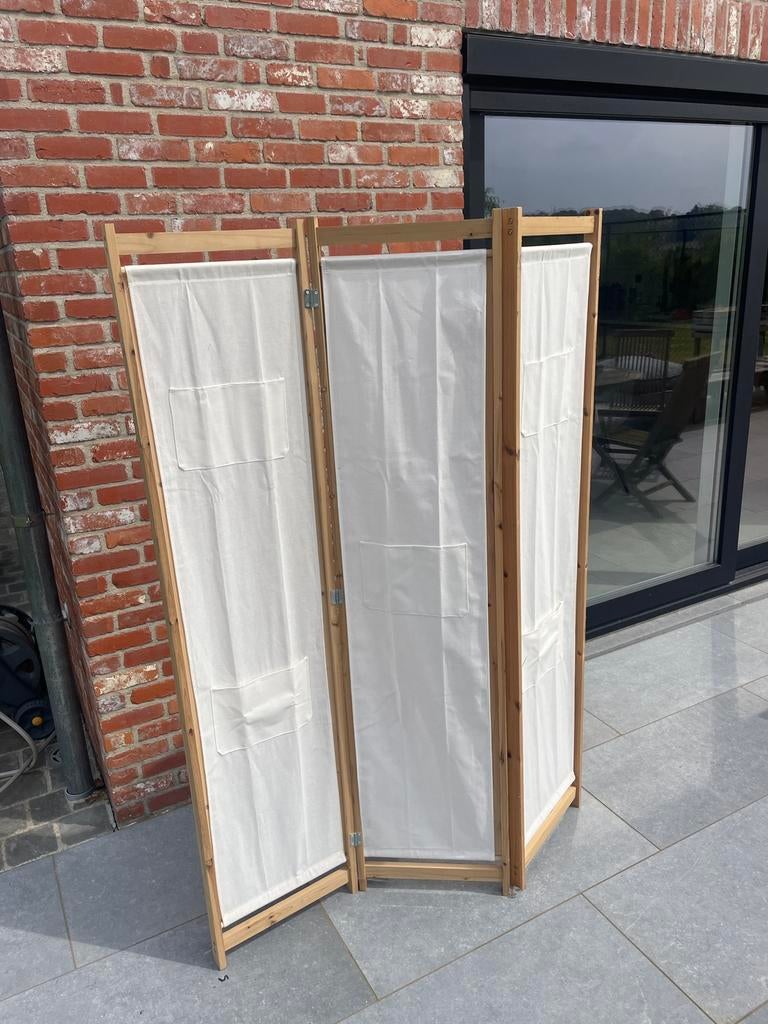 Paravan - séparateur de pièce - 3 panneaux 40x175cm, Enlèvement, Utilisé