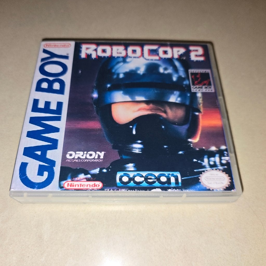 RoboCop 2 Game Boy GB Game Case, Envoi, Comme neuf