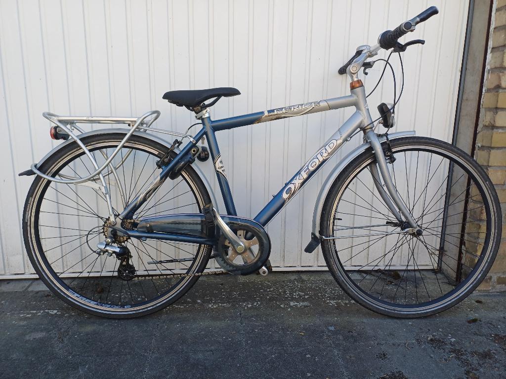 Oxford herenfiets maat 51, Fietsen en Brommers, Ophalen, Gebruikt, Velgrem, Versnellingen
