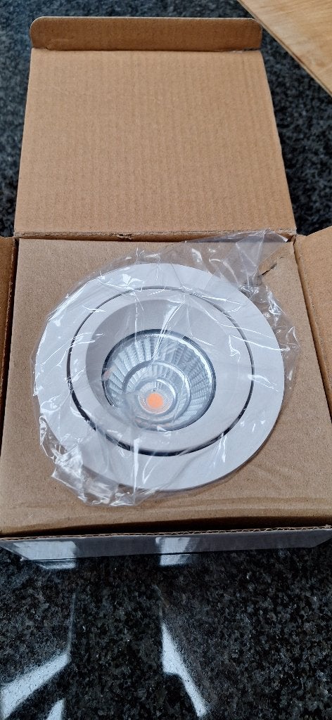 ORBIT Inbouwspot Cone Swift WIT 7W 2700K 30, Huis en Inrichting, Lampen | Spots, Nieuw, Ophalen of Verzenden, LED, Metaal