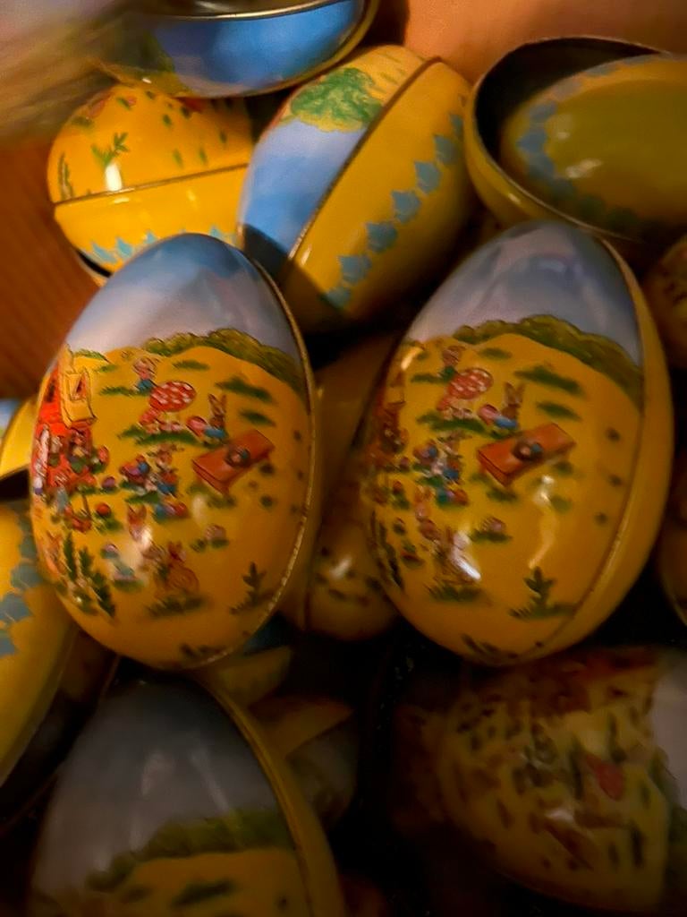 Metalen paas eieren, Ophalen of Verzenden