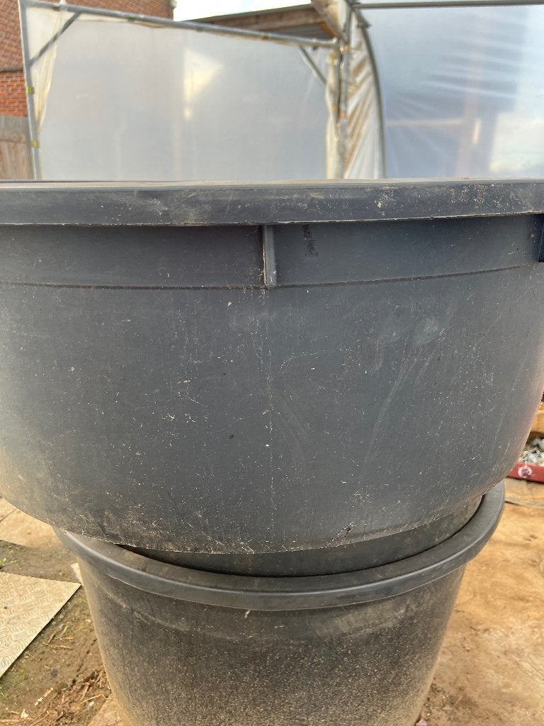 Heel grote boomkuip 150 liter - 88 x 31,5 cm, Ophalen, Kunststof, 40 cm of meer, Rond