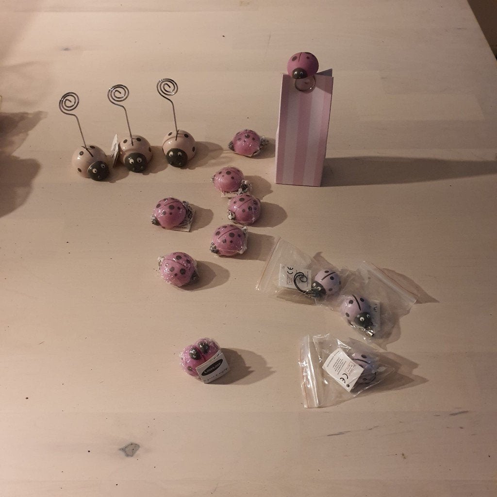 Lieveheersbeestje pimpam roze van BB collectie UITVERKOOP, Enlèvement ou Envoi, Neuf, Cadeau d'accouchement