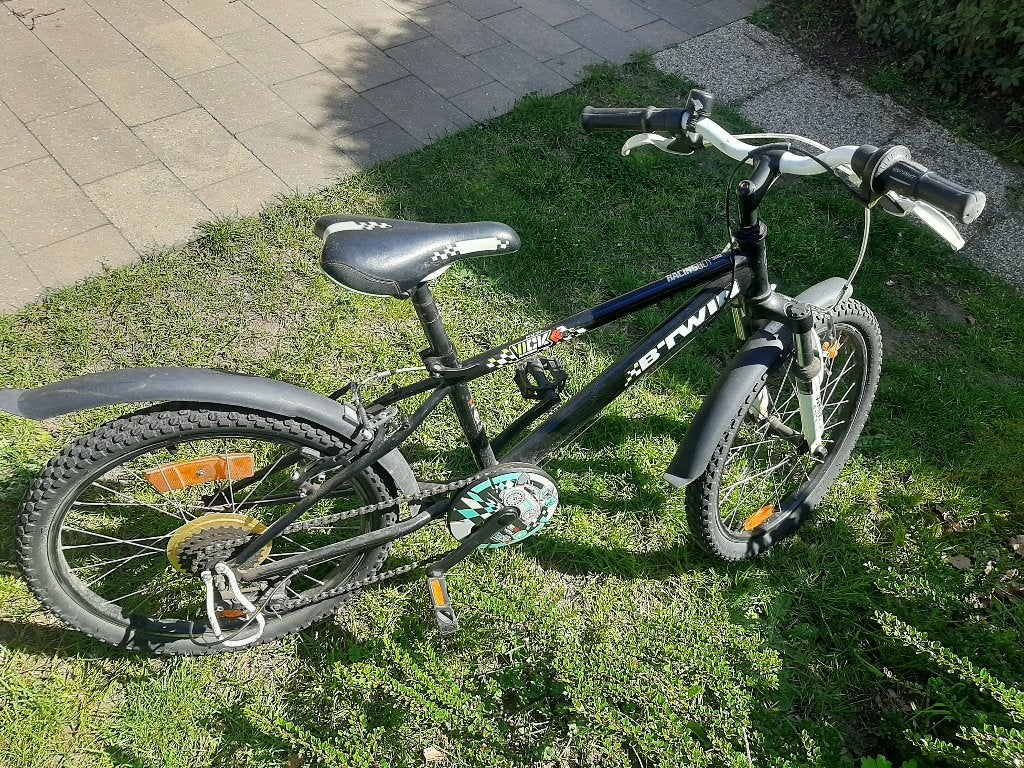 Jongensfiets 18 inch, Vélos & Vélomoteurs, Vélos | Garçons, Vitesses, B-Twin, 18 pouces, Enlèvement