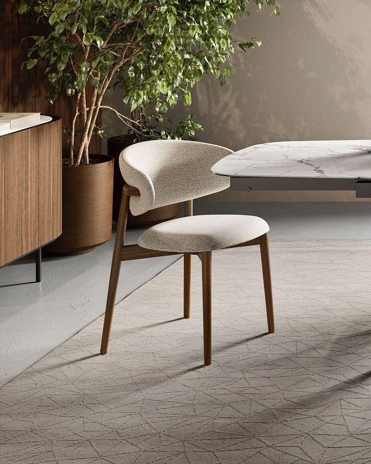8 beige stoelen Calligaris Oleandro : NIEUW in doos, Maison & Meubles, Neuf, Autres couleurs, Bois, Enlèvement