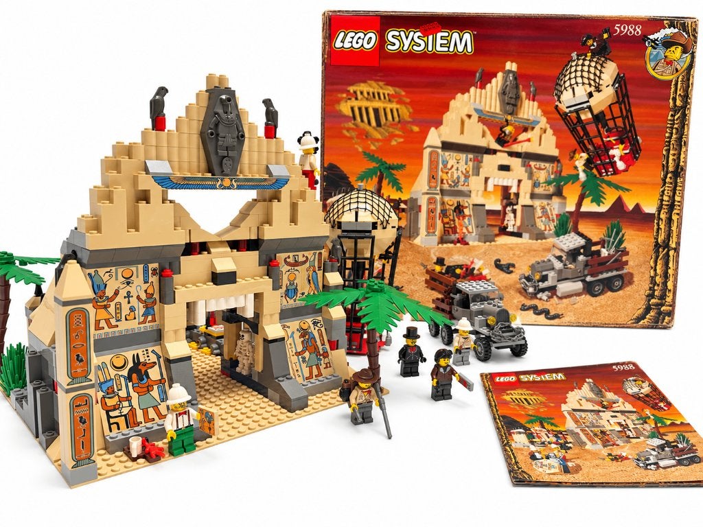 LEGO 5988 Temple of Anubis 1998 - compleet met doos & boekje, Instructions incluses, Lego, Ensemble complet, Comme neuf