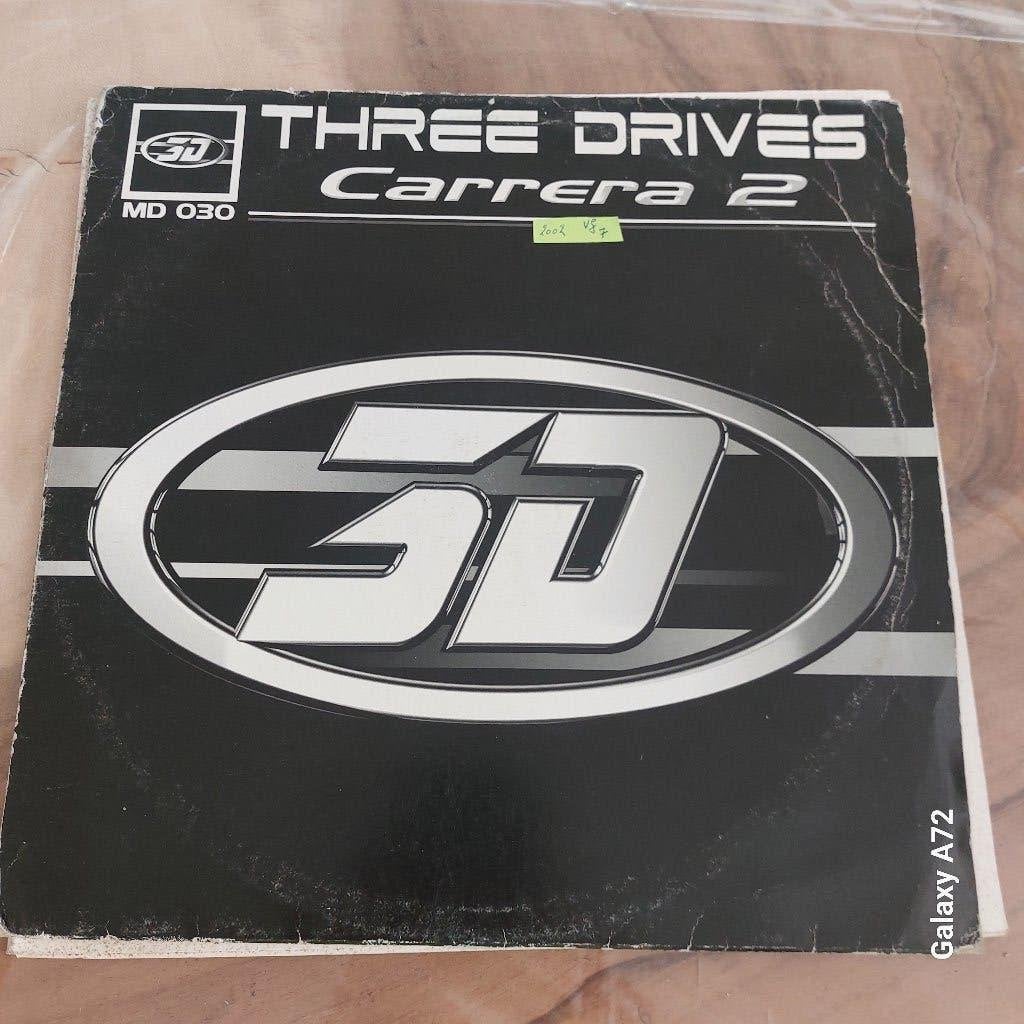 three drives carrera 2 12 inch maxi, CD & DVD, Vinyles | Dance & House, 12 pouces, Trance, Enlèvement ou Envoi, Utilisé