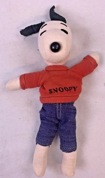 United Feature Syndicate Snoopy Lapjespop knuffel vintage, Overige merken, Verzenden, Hond, Zo goed als nieuw