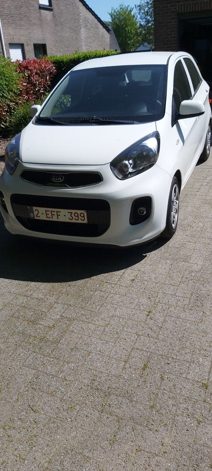 kia picanto 1000, Stof, Zwart, Wit, 5 deurs