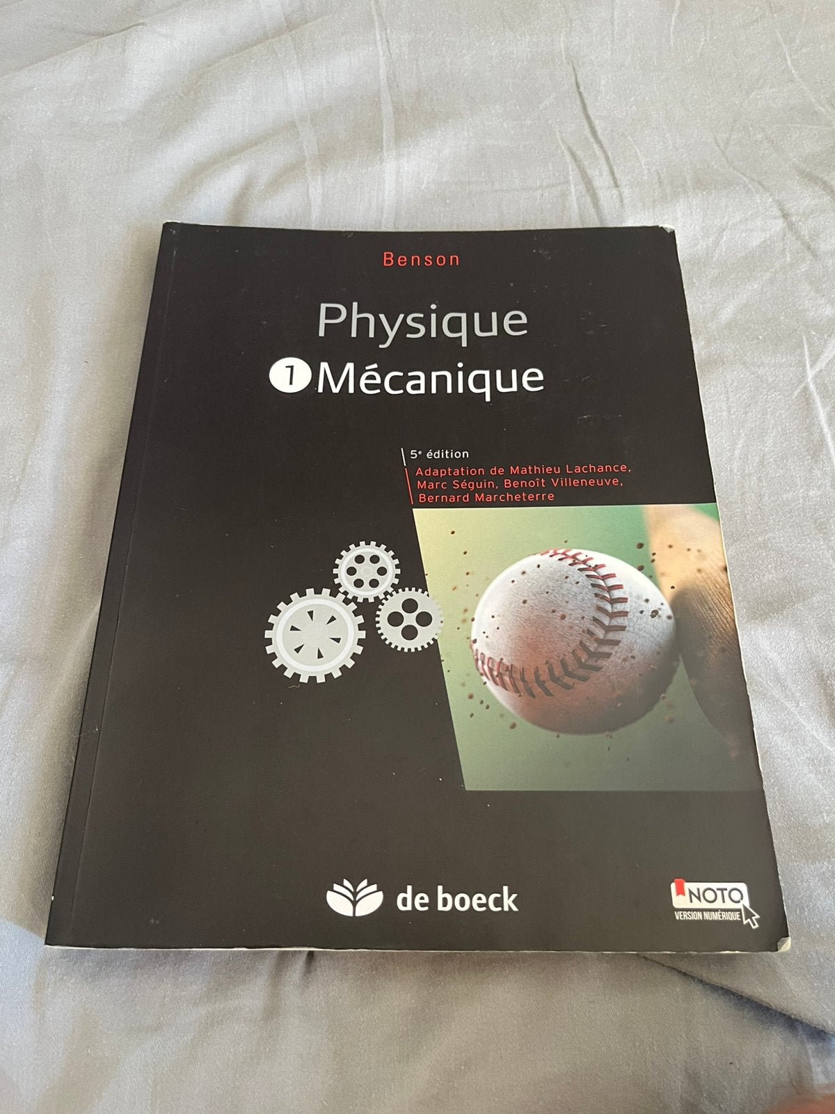 Livre de physique mécanique (de boeck), Livres, Envoi, Comme neuf, Enseignement supérieur
