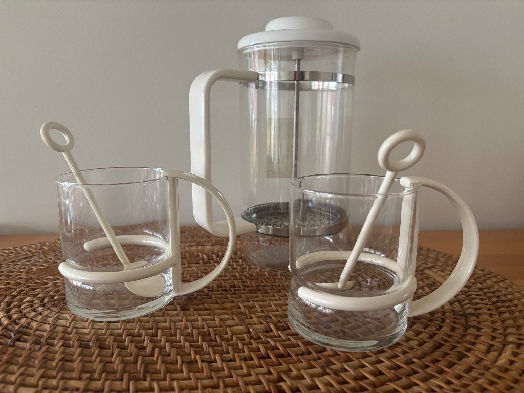 Service à café ou à thé, Maison & Meubles, Vintage, Comme neuf, Verre, Enlèvement