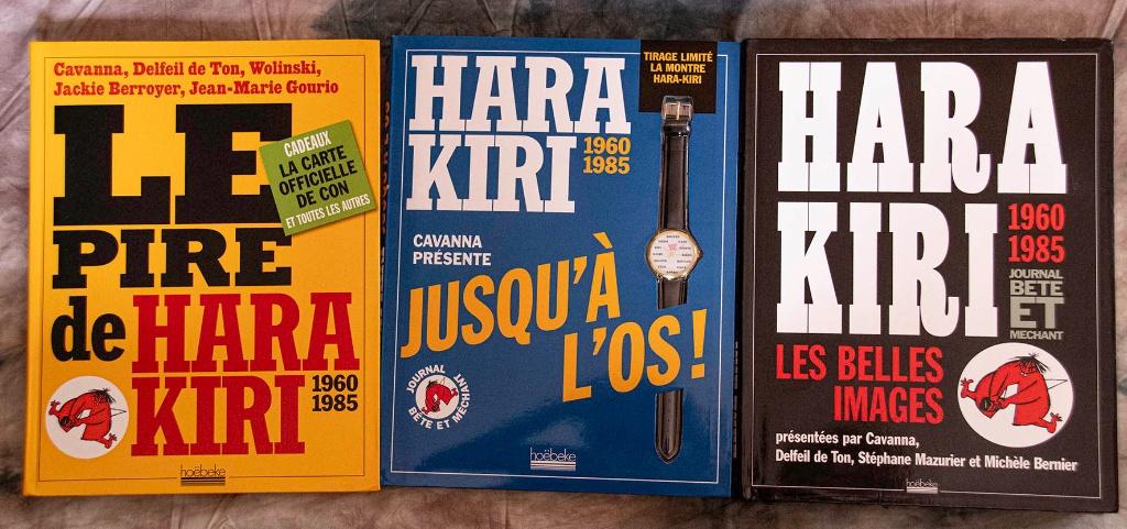3 volumes du meilleur de Hara Kiri, Neuf, Enlèvement ou Envoi, Plusieurs comics, Europe