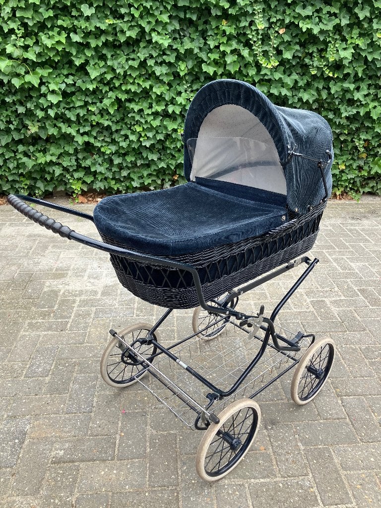 Prachrige retro kinderkoets, Kinderen en Baby's, Gebruikt, Met reiswieg, Ophalen, Kinderwagen