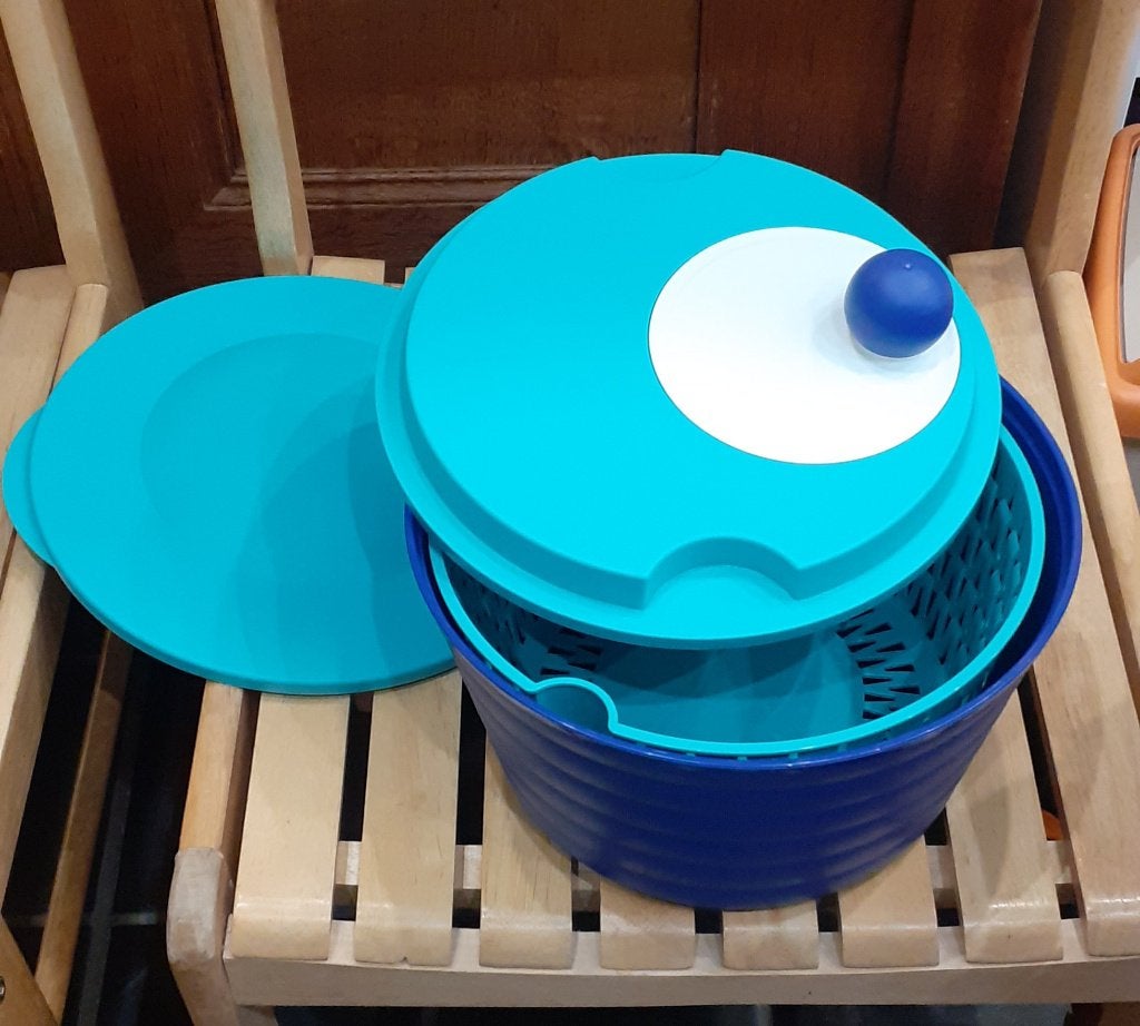 Essoreuse à salade Tupperware, Maison & Meubles, Enlèvement ou Envoi, Comme neuf, Avec couvercle