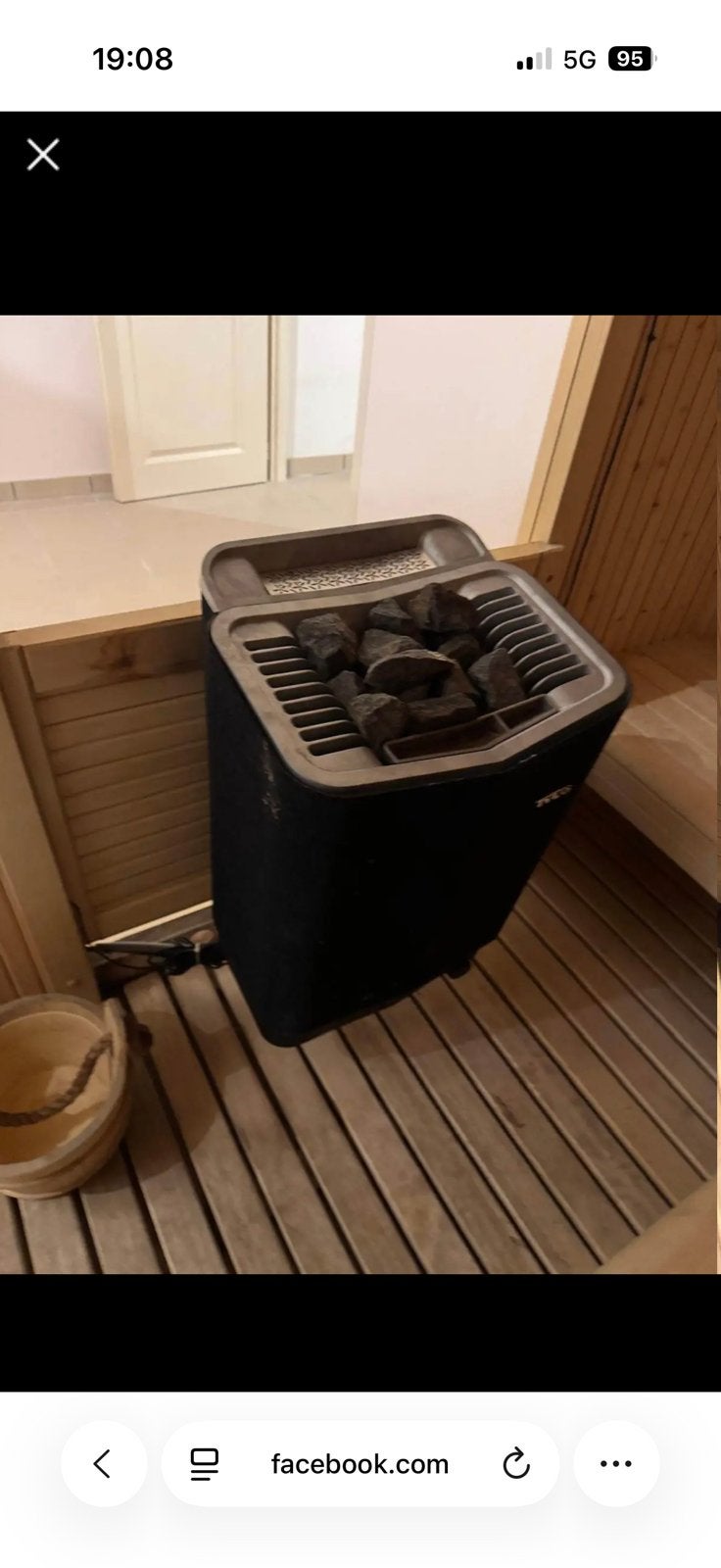 Sauna, Ophalen, Zo goed als nieuw