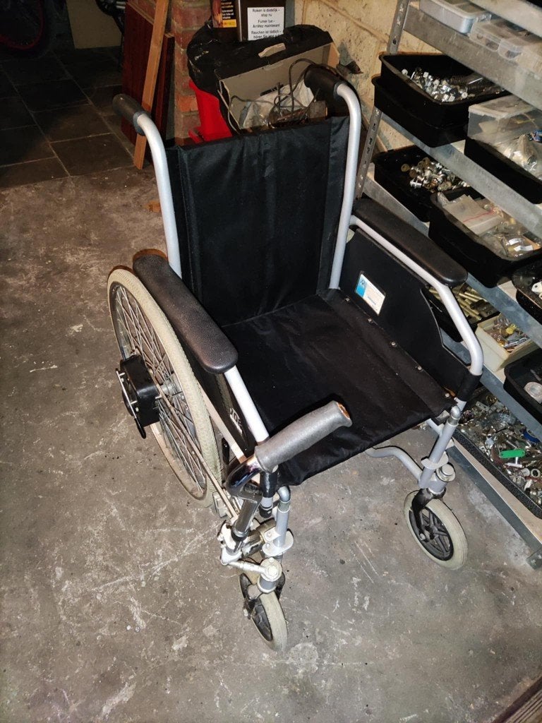 Fauteuil chaise roulant Levier pendulaire, Ophalen
