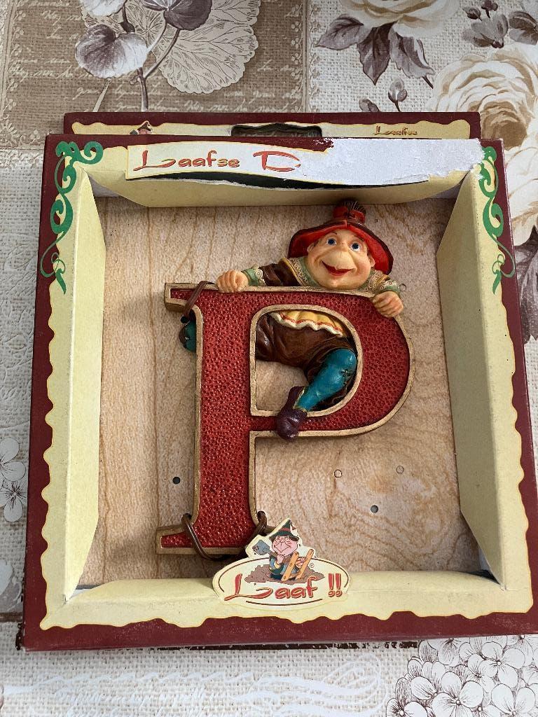 Efteling ' Volk van laaf ' letter P - deurletter, Verzamelen, Efteling, Ophalen of Verzenden, Nieuw