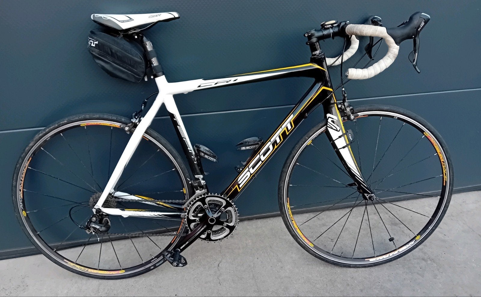 Koersfiets carbon Scott 28inch 20speed maat55 Shimano 105 🚴, Autres marques, Frein sur jante, Comme neuf, Enlèvement