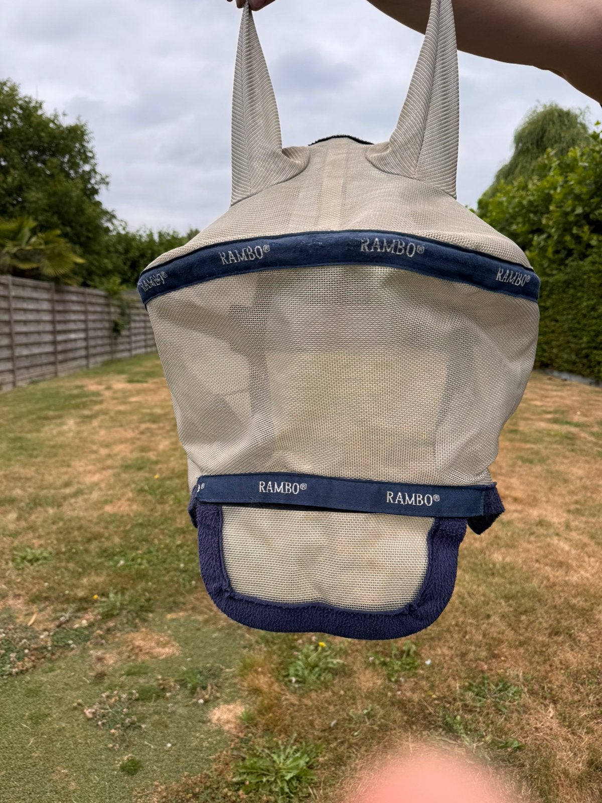 Horseware Rambo plus vliegenmasker Cob, Animaux & Accessoires, Enlèvement, Utilisé
