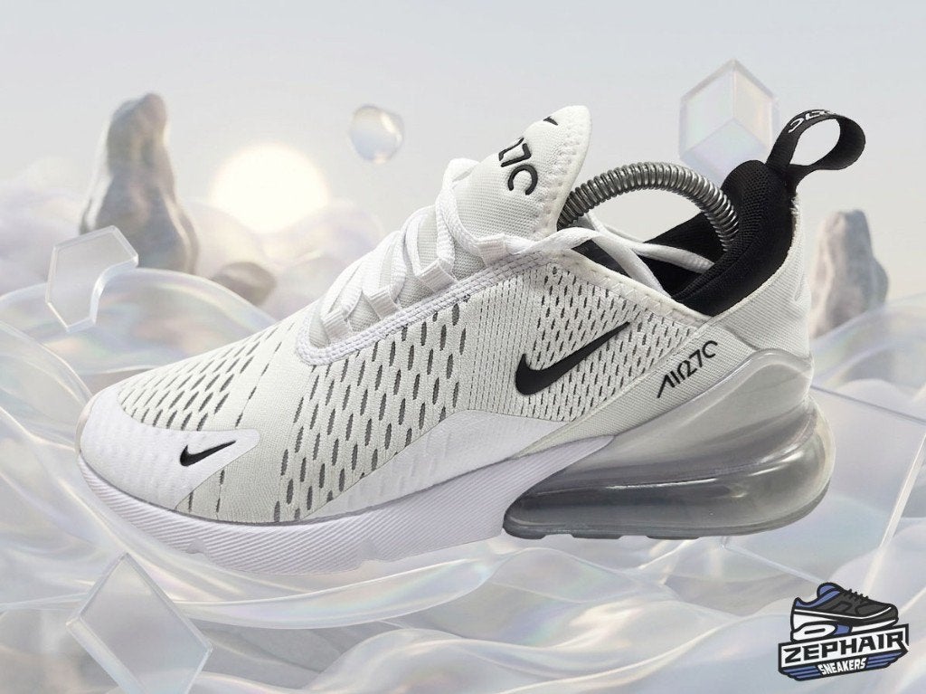 Nike Air Max 270 'White/Black' EU42 2023, Enlèvement ou Envoi, Nike, Porté, Blanc
