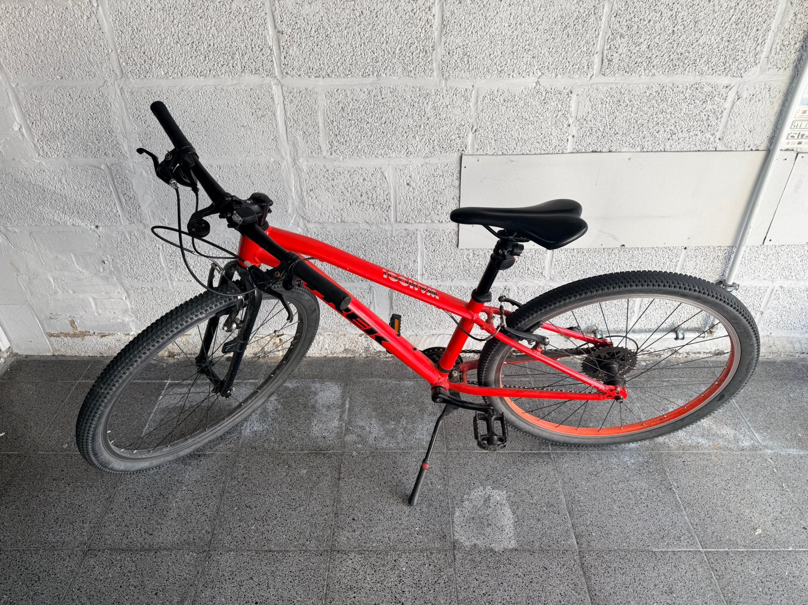 Kinderfiets TREK Wahoo, Ophalen, Staal, Velgrem, V-brakes