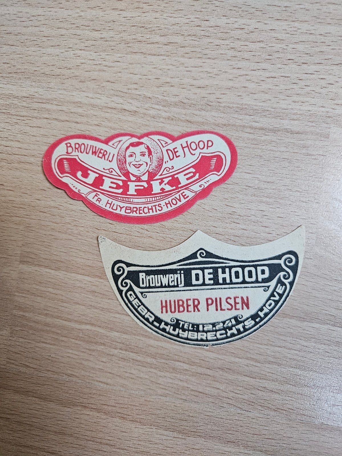 oude bieretiketten De Hoop Hove, Ophalen of Verzenden