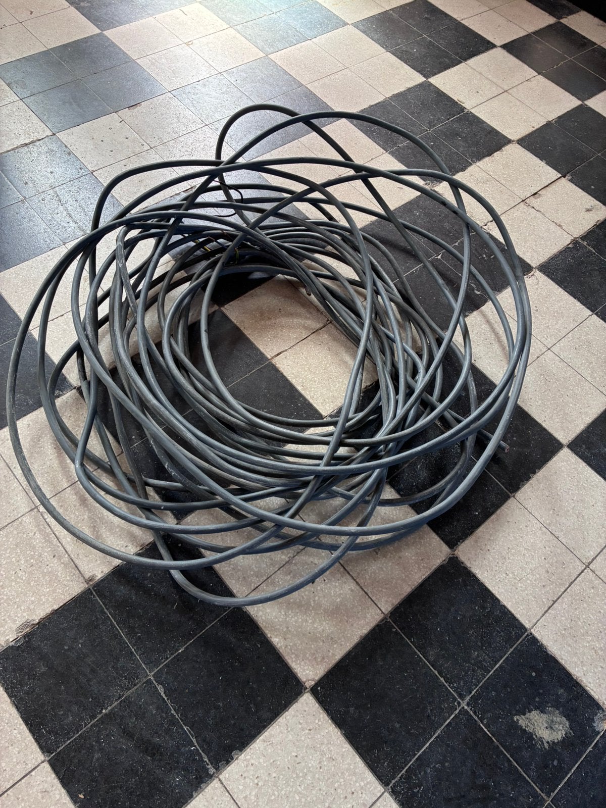 Voedingskabel 4G 16mm; 25 meter lang, Ophalen, Zo goed als nieuw