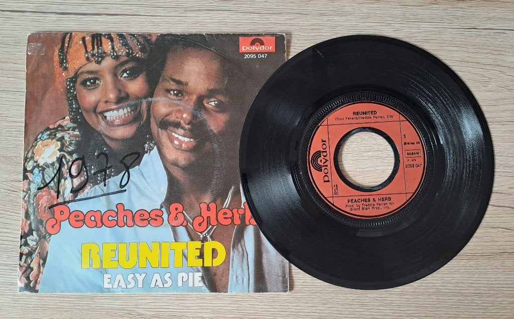 Peaches & Herb - Reunited, CD & DVD, Vinyles Singles, Pressage original, Enlèvement ou Envoi, 7 inch, Autres genres